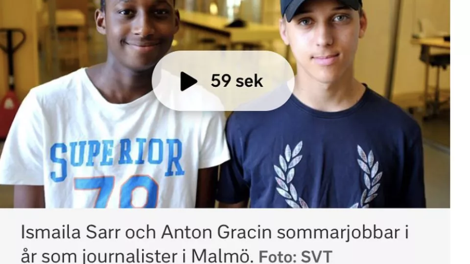 Ung i Malmö i Sveriges Radio